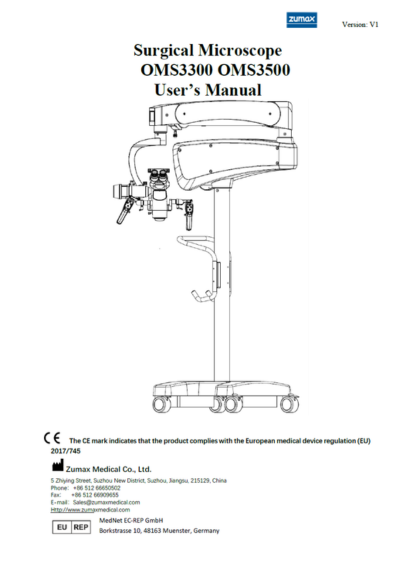 OMS3500 User manual